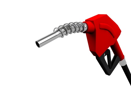 Gas pump nozzlesの写真素材