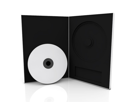 blank software box with cd の写真素材