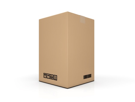cardboard box の写真素材