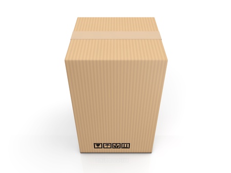 cardboard box の写真素材