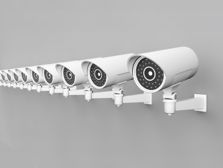 3d Security Camera or CCTV の写真素材