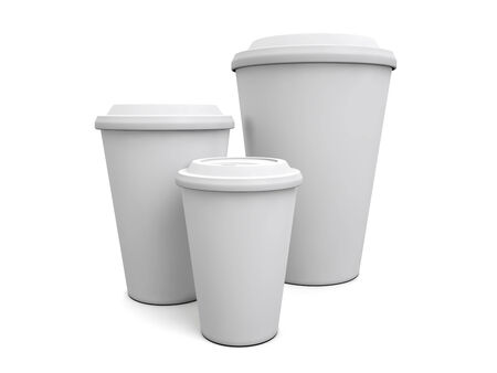 White Paper Cup の写真素材