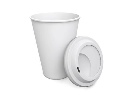 White Paper Cup の写真素材