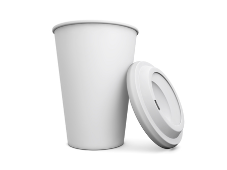 White Paper Cup の写真素材