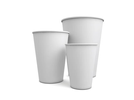 White Paper Cup の写真素材