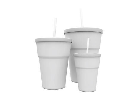 White Paper Cup の写真素材
