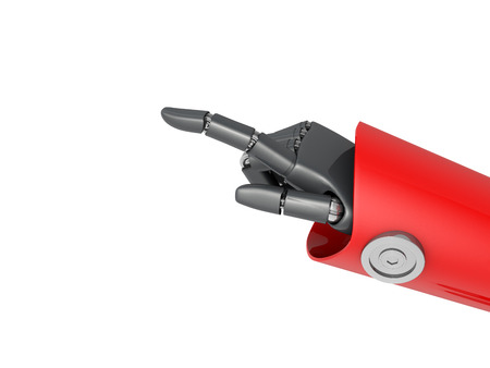 red robotic toyの写真素材