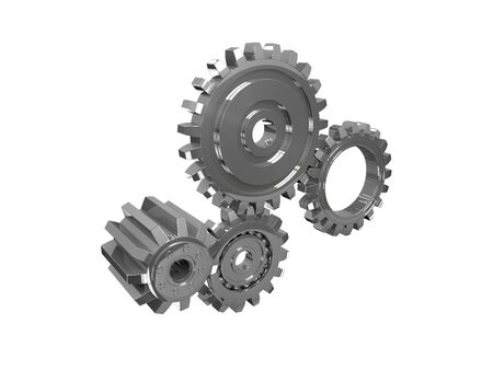 3d gearの写真素材