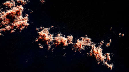 Universe filled with stars, deep space nebula and galaxy