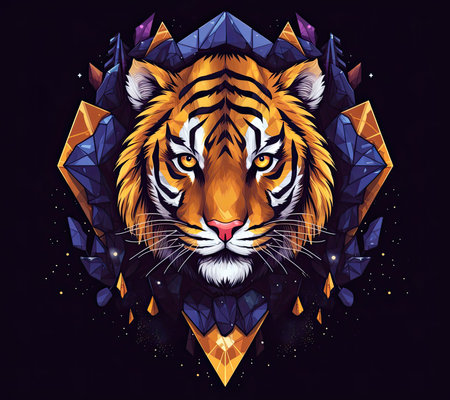 Spirit animal diamond painting art painting artの素材