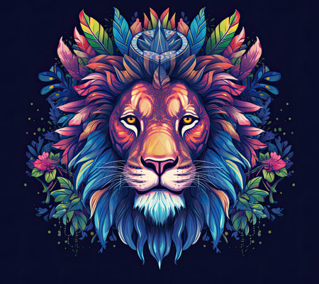Spirit animal diamond painting art painting artの素材