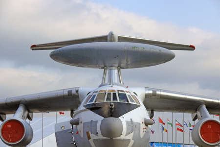 Exhibition of aviation equipment and weapons of Russian army at MAKS -2017 international air and space salon, Moscow 18-23 Jule, Russiaのeditorial素材