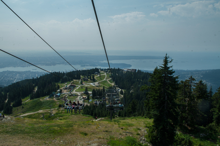 Ride from Grouse mountainのeditorial素材