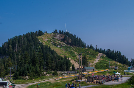 Peak of Grouse Mountainのeditorial素材