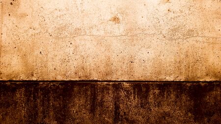 brown gold grunge. Old marble wall cement abstract textured for background. Empty rough light brown...