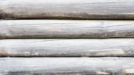 wood texture as background. Top view of the surface of the table for shooting flat lay. Abstract blank template. Rustic Weathered Wood Shed with Knots and Nail Holes.の写真素材