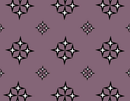 Textile pattern with stars