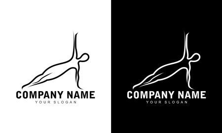 Ilustration vector graphic of Yoga Person  Design Templateのイラスト素材