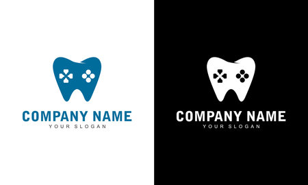 Ilustration vector graphic of Dental Game  Icon Design. Tooth And Console vector  design.の写真素材