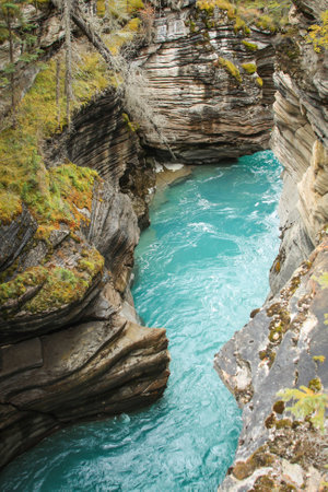 Turquoise riverの写真素材