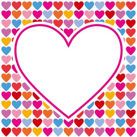 Vector background for Valentine's day cardのイラスト素材