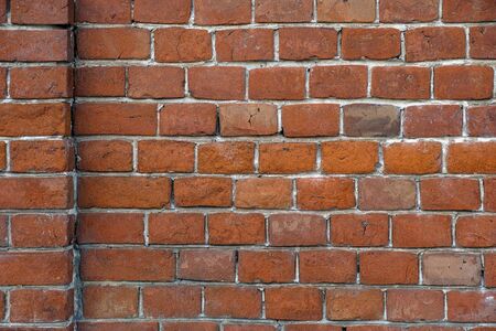 Red brick wall background