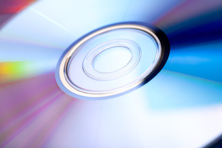 DVD disc background. Close-up.の写真素材