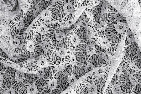 White lace background. Close up.