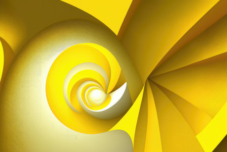 Yellow abstract textured background. Created with Generative AIの素材
