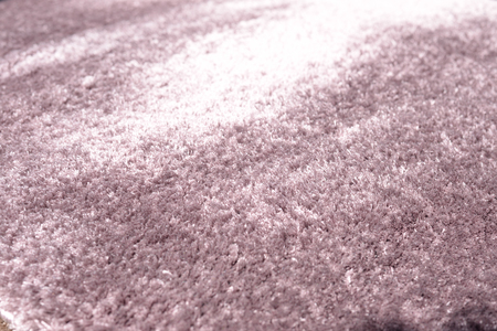 Violet carpet closeup textured sample display, empty blank copy space interior background. Light colorsの写真素材