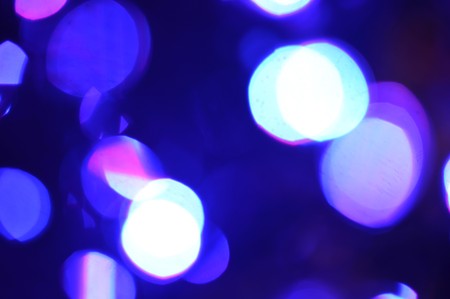 Bukeh blur light, glowing shiny magical beauty space illuminated backgroundの写真素材