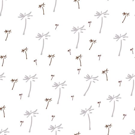 A pattern which consist of dandelionsのイラスト素材