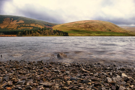 St Mary's Loch, Scotlandの写真素材