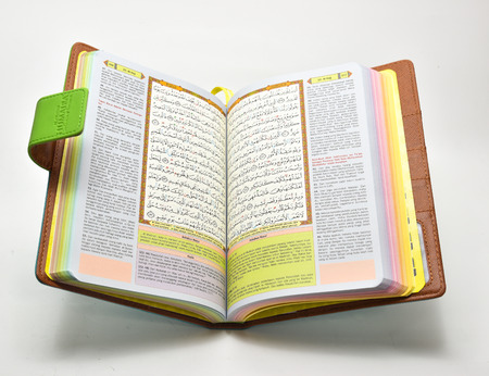 The Quran is the central religious text of Islam, which Muslims believe to be a revelation from God. It is widely regarded as the finest work in classical Arabic literature. The Quran is divided into chapters, which are then divided into verses.のeditorial素材