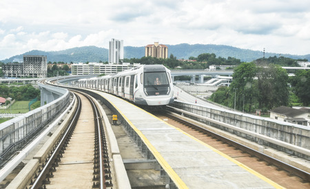MRT - Mass Rapid Transit in Malaysia.のeditorial素材