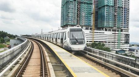 MRT - Mass Rapid Transit in Malaysia.のeditorial素材