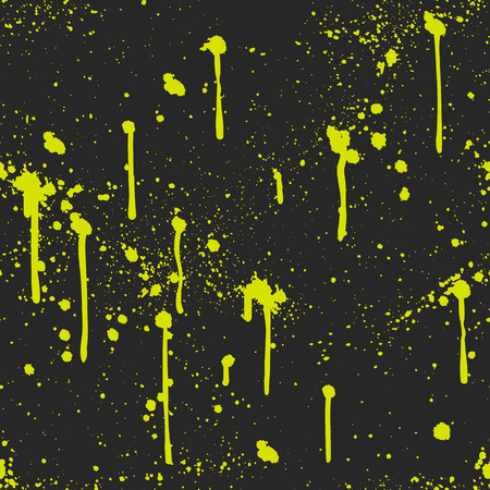 Abstract artistic paint splashes and blots seamless patternのイラスト素材