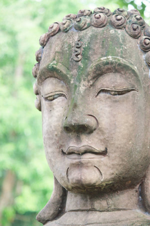 Buddha Face Statusの写真素材