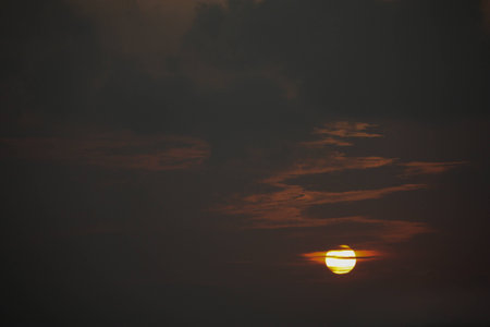 Sunset Shot at Panwa Cape Phuketの写真素材