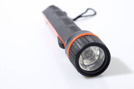 Torch in a white backgroundの写真素材