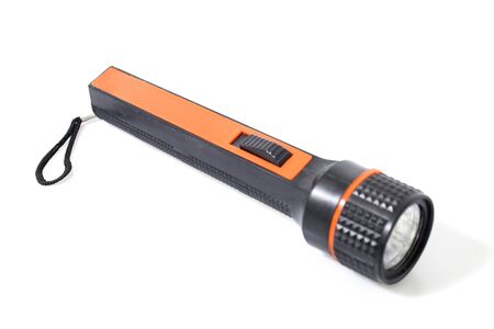 Torch in a white backgroundの写真素材