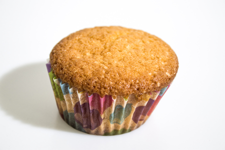 Cupcake isolated in a white background compositionの写真素材