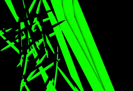 green and black stripes backgroundの写真素材