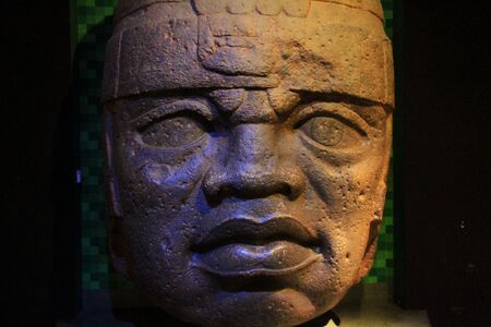 Ancient South America sculptureの写真素材