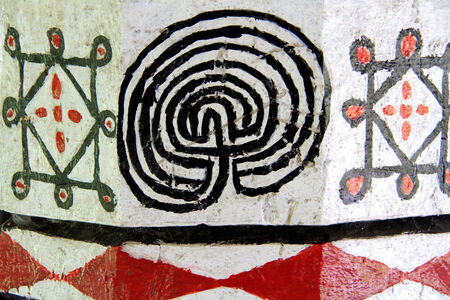 Batak symbols in Indonesiaの写真素材