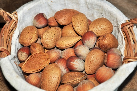 Basket of dried fruit