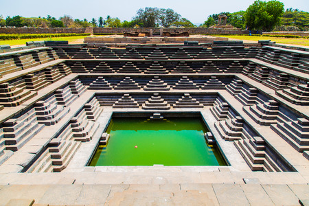 Historic place in Hampi, India