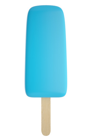 3d illustration of ice cream on a stickの写真素材