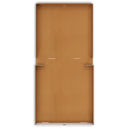 Open pizza box. 3d illustration High resolutionの写真素材