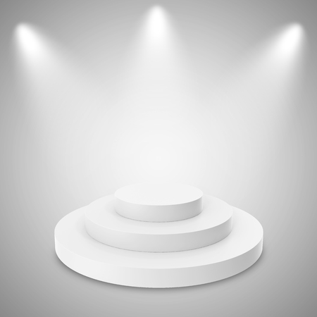 Empty Background with Spotlight Effects. 3d illustrationの写真素材